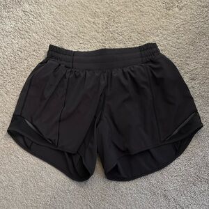 Like new black Lululemon shorts - size 6